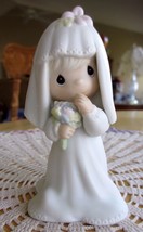 Precious Moments 1983 BRIDE Figurine Enesco E2846 Figurine Mint Hard To Find - £7.82 GBP