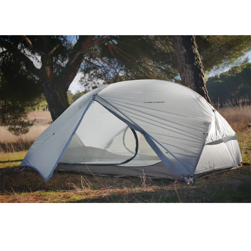 FLAME&#39;S CREED 2 Person 4 Season 15D Camping Tent Outdoor Ultralight Hiking - £251.22 GBP+