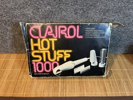 Vintage Clairol Hot Stuff 1000 Multidryer Set Complete In Original Box 1976 - £21.68 GBP