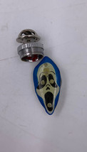 Vintage Light Up Halloween Scream Mask Flashing Light Battery Operated Lapel Pin - £12.66 GBP
