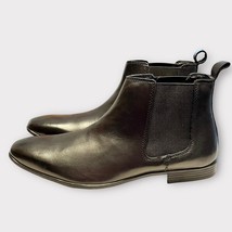 KURT GEIGER black Sloane leather Chelsea boots Men’s Size 41 / US size 8 - £87.52 GBP