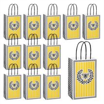 HOME &amp; HOOPLA Queen Bee Yellow and Black Honeycomb Paper Gift Bags and P... - £12.18 GBP