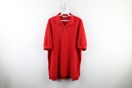 Vintage 90s Levis Mens Large Faded Spell Out Short Sleeve Collared Polo Shirt - £30.93 GBP