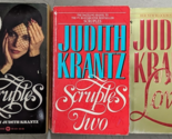 Judith Krantz Scruples Series Lot Scruples Scruples Two Lovers x3 - $8.90