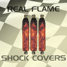 Suzuki Quadsport Real Flame ATV Shock Cover #M202876 - $34.90