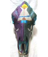Native American Seminole Hand Painted Cow Skull Ancestors Protect Watch ... - $135.38 CAD