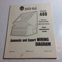 Rock Ola 488 Jukebox Service Troubleshooting Schematics Wiring Diagram P... - £19.25 GBP