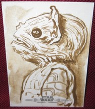 2021 TOPPS STAR WARS BOUNTY HUNTERS SKETCH CARD by NEIL CAMERA 1/1 - £79.93 GBP