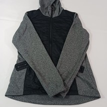 Columbia XL0062 Women’s Size M Black Gray/Black Full Zip Pockets Hoodie Jacket image 14