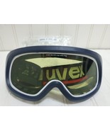 Vintage UVEX World Cup II Anti-Fog Blue Ski Goggles Yellow Lens Made in ... - £29.94 GBP