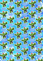 INCREDIBLE HULK Personalised Christmas Gift Wrap - Super Mario Wrapping ... - £4.32 GBP