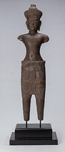 Antique 10th Century Style Standing Mounted Sandstone Vishnu Torso - 80cm / 32&quot; - £2,254.13 GBP