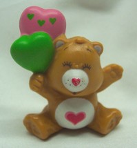 Vintage 1983 Care Bears Tenderheart Bear Pvc Toy Figure Agc Teddy Cake Topper - £11.73 GBP