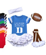 Duke  Blue Devils Girls Watching With Daddy Onesie Set - €19,04 EUR+