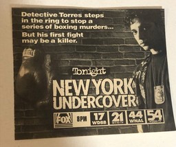 New York Undercover TV guide Print Ad Michael DeLorenzo Malik Yoba Tpa2 - £4.77 GBP