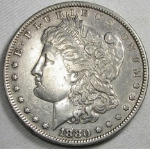 1880-P TOP 100 Morgan Silver Dollar VAM 1A 'Knobbed 8' Coin AF857 - £199.79 GBP