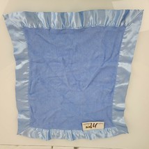 Midori Bamboo Periwinkle Blue Baby Security Blanket Lovey Satin 19x19&quot; - $79.19