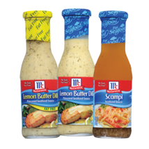 McCormick Variety Seafood Flavored Sauces | 7.5-8.7oz | Mix & Match Flavors - $27.36+