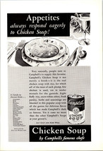 Vintage 1932 Campbells Chicken Soup Print Ad Advertising Advertisement - $7.69