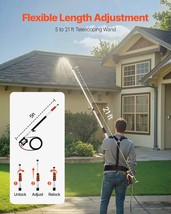 Pressure Washer Telescoping Wand 21 ft Brush Head Included Telescopic Sp... - $246.99 CAD