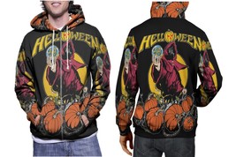 Helloween Band  Mens Graphic Zip Up Hooded Hoodie - £27.34 GBP+