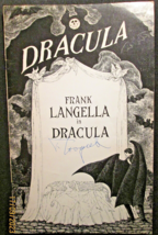 Frank Langella As Dracula (Dracula) ( Hand Sign Stage Play Booklet) - £370.00 GBP