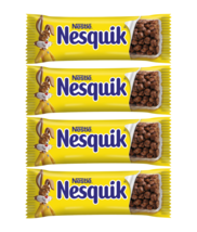 NESQUIK chocolate cereal bar -4 ct- Made in Europe- FREE SHIPPING - $11.87