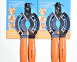 2 Packs Baker&#39;s Secret Can &amp; Bottle Opener Unique Design Orange Handle - £20.32 GBP