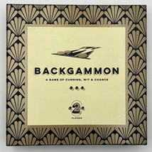 Bell &amp; Curfew Backgammon Set Hard Cardboard Board &amp; Wooden Checkers - £12.46 GBP