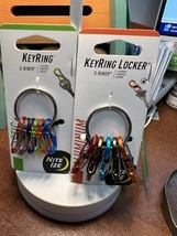 BOTH -Nite Ize KeyRing Locker w/ Aluminum + PLASTIC S-Biner MicroLocks - $405.41 MXN