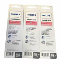 Philips Sonicare Sensitive (3 Packs) Toothbrush 9 Total Brush Heads HX60... - $40.63