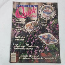 Vintage 1990 Cross Stitch Quick &amp; Easy Magazine - $16.83