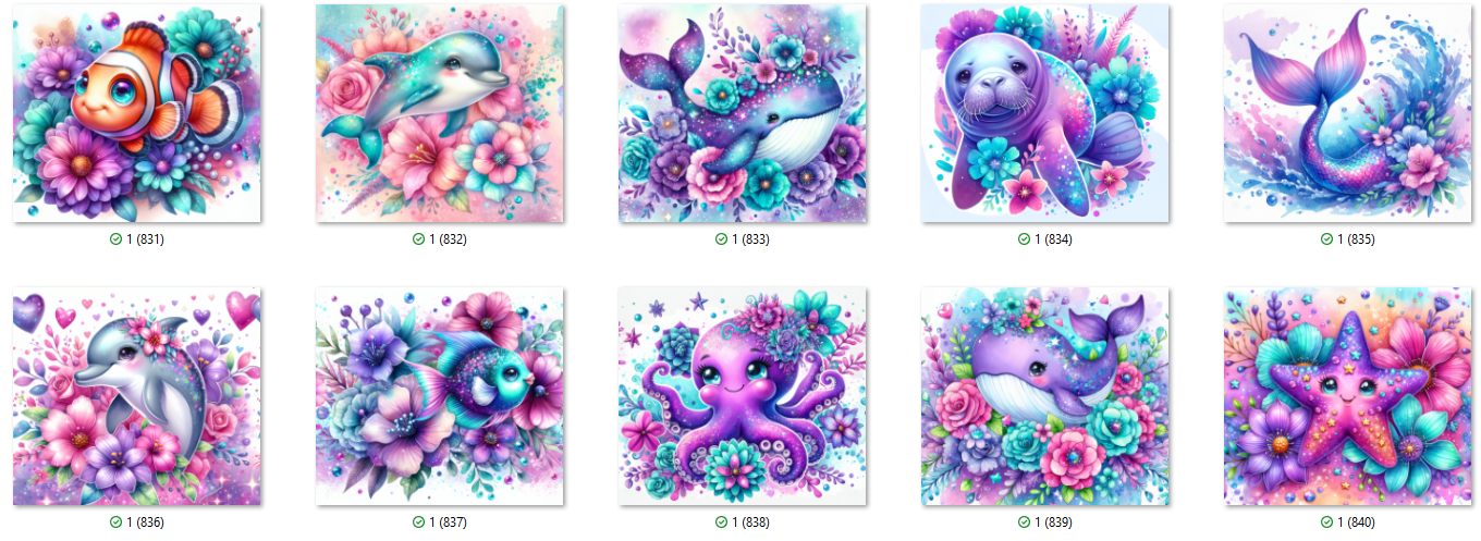 ANIMAL Sublimation Ready To Press Transfer Prints Bundle Of 10 Transfer Desig Item image 15