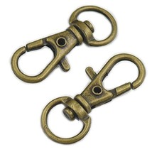 Fujiyuan 50 pcs Swivel Lobster Clasps Metal Findings Clips 10mm Snap lan... - $202.07 MXN