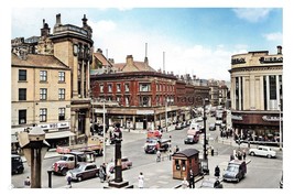 ptc8307 - Yorks&#39; - Shops in Huddersfield Market Place back in 1957 - print 6x4 - £2.20 GBP