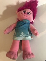 Trolls Poppy Plush Doll Stuffed Animal Pink Approx 16” - £11.27 GBP