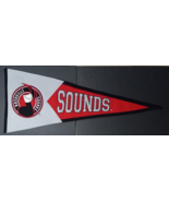 Nashville Sounds Minor League Grey &amp; Red Felt Cloth Baseball Sports Pennant - $49.99