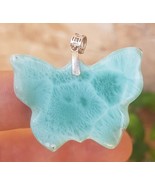 BLUE larimar handcarved BUTTERFLY 925 sterling silver Gemstone pendant (... - €35,49 EUR BLUE larimar handcarved BUTTERFLY 925 sterling silver Gemstone pendant (... - €35,49 EUR