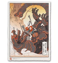 Horizon Zero Dawn Forbidden West Regalla Aloy Japanese Edo Style Giclee Poster - £59.87 GBP