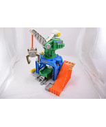 Fisher Price GeoTrax Crankin Round Crane H4648 Train Loading Crane Set - £11.40 GBP