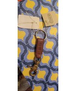 Vintage Coach Trigger Snap Key Fob 7212 Mahogany 1990&#39;s - $177.65