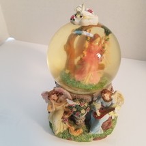 Musical Snow Globe Angels Doves Plays Tchaikovsky&#39;s Waltz Of The Flower ... - £19.55 GBP
