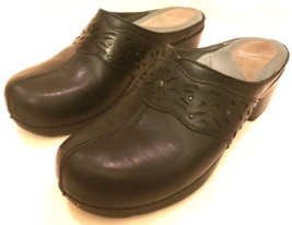 Dansko Clog Shoes Sz: EU39/US ~8.5-9 Black Leather - £31.43 GBP