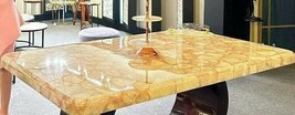 Quartz Stone Countertop Dining Table Handmade Furniture Home &amp; Hotel Decors - $264.07+