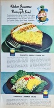 DOLE-PINEAPPLE LAND - 1946 Vintage Print Ad - Patricia Collier - Kitchen... - $13.07
