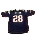 Reebok New England Patriots Corey Dillon #28 Blue NFL Jersey Men&#39;s Size XL - £39.90 GBP