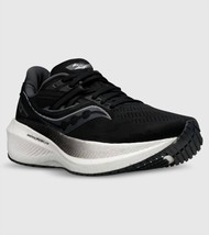 Saucony men&#39;s triumph 20 in BLACK/WHITE - size 10.0__M - D - £89.16 GBP