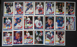 1991-92 Topps New York Islanders Team Set of 22 Hockey Cards - £3.14 GBP