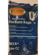 Oreck Type CC Micro Filtration Vacuum Cleaner Bags Package of 8 Unopened - $12.97 CAD