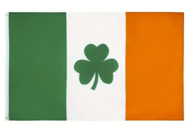 Ireland Clover Flag Irish Pride Novelty Flag Banner NEW! 3 ft x 5 ft - $9.98